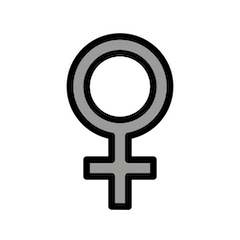 Segno femminile on Openmoji