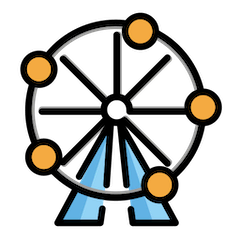 🎡 Ferris Wheel Emoji in Openmoji