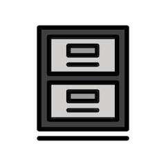 File Cabinet on Openmoji