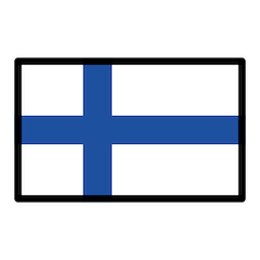 Flag: Finland on Openmoji