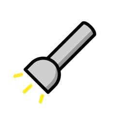 Taschenlampe Emoji Openmoji