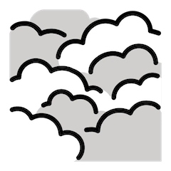🌫️ Nebel Emoji auf Openmoji