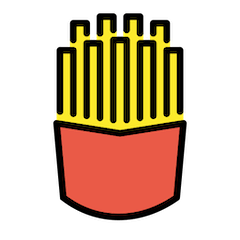 🍟 French Fries Emoji in Openmoji