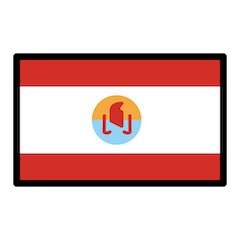 Flag: French Polynesia Emoji in Openmoji
