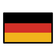 Flag: Germany on Openmoji