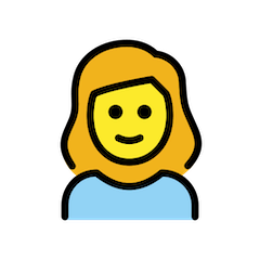 👧 Niña Emoji en Openmoji