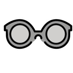 👓 oculos Emoji nos Openmoji