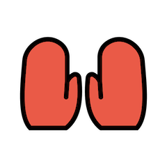 Handschuhe Emoji Openmoji