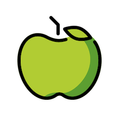 Groene Appel on Openmoji