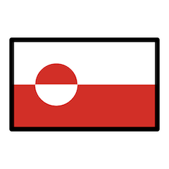 Flag: Greenland on Openmoji