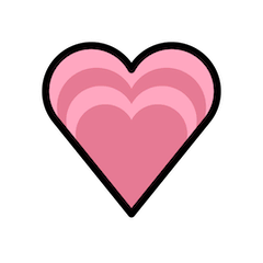 Corazón creciente Emoji Openmoji