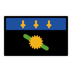 Bandeira de Guadalupe Emoji Openmoji