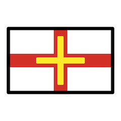 Bandiera di Guernsey Emoji Openmoji
