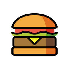 🍔 Hamburger Emoji auf Openmoji
