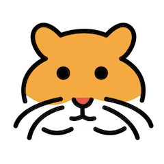 Hamster Emoji in Openmoji