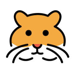 Tête de hamster on Openmoji