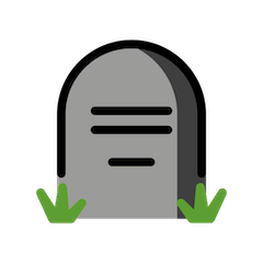 🪦 Lápida mortuoria Emoji en Openmoji