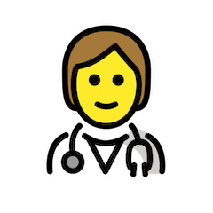 🧑‍⚕️ Profissional de saúde Emoji nos Openmoji