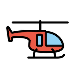 Hubschrauber Emoji Openmoji