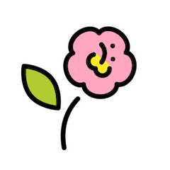 🌺 Hibiscus Emoji in Openmoji