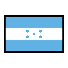 Hondurasin Lippu on Openmoji