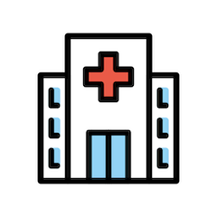 🏥 Hospital Emoji in Openmoji