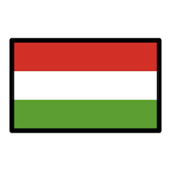 Flagge von Ungarn on Openmoji