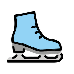 Ice Skate Emoji in Openmoji