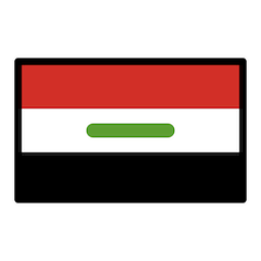 Flagge von Irak Emoji Openmoji