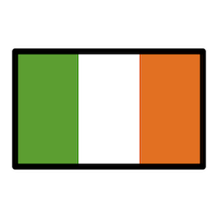आयरलैंड का झंडा on Openmoji