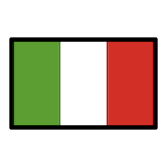 Bandeira da Itália Emoji Openmoji