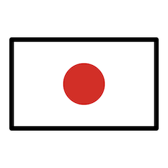 Flagge von Japan on Openmoji