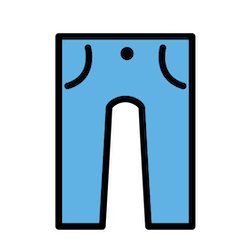 👖 Vaqueros Emoji en Openmoji