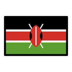 🇰🇪 Drapeau du Kenya Émoji sur Openmoji