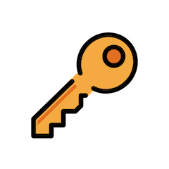 Kunci on Openmoji