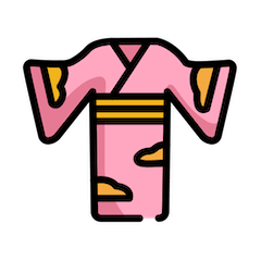 Kimono Emoji in Openmoji
