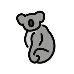 Koala on Openmoji