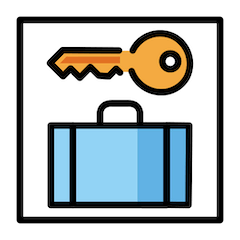 Zona de depósito de bagagens Emoji Openmoji