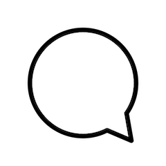 🗨️ Bocadillo de habla izquierdo Emoji en Openmoji