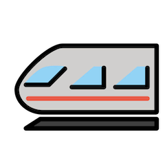 Light Rail Emoji in Openmoji