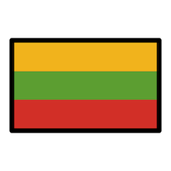 Flag: Lithuania on Openmoji