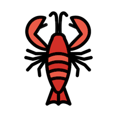 Lobster on Openmoji