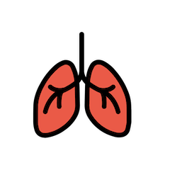 Lungs Emoji in Openmoji