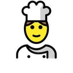 Chef uomo on Openmoji