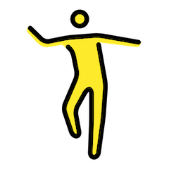 Man Dancing on Openmoji