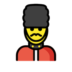 Man Guard Emoji in Openmoji