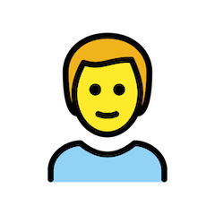 👨 Uomo Emoji su Openmoji