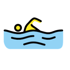 Homem Nadando Emoji Openmoji