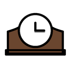 🕰️ Mantelpiece Clock Emoji in Openmoji