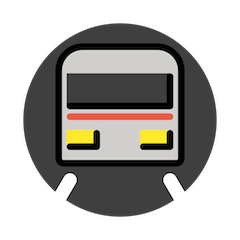 🚇 Treno della metropolitana Emoji su Openmoji
